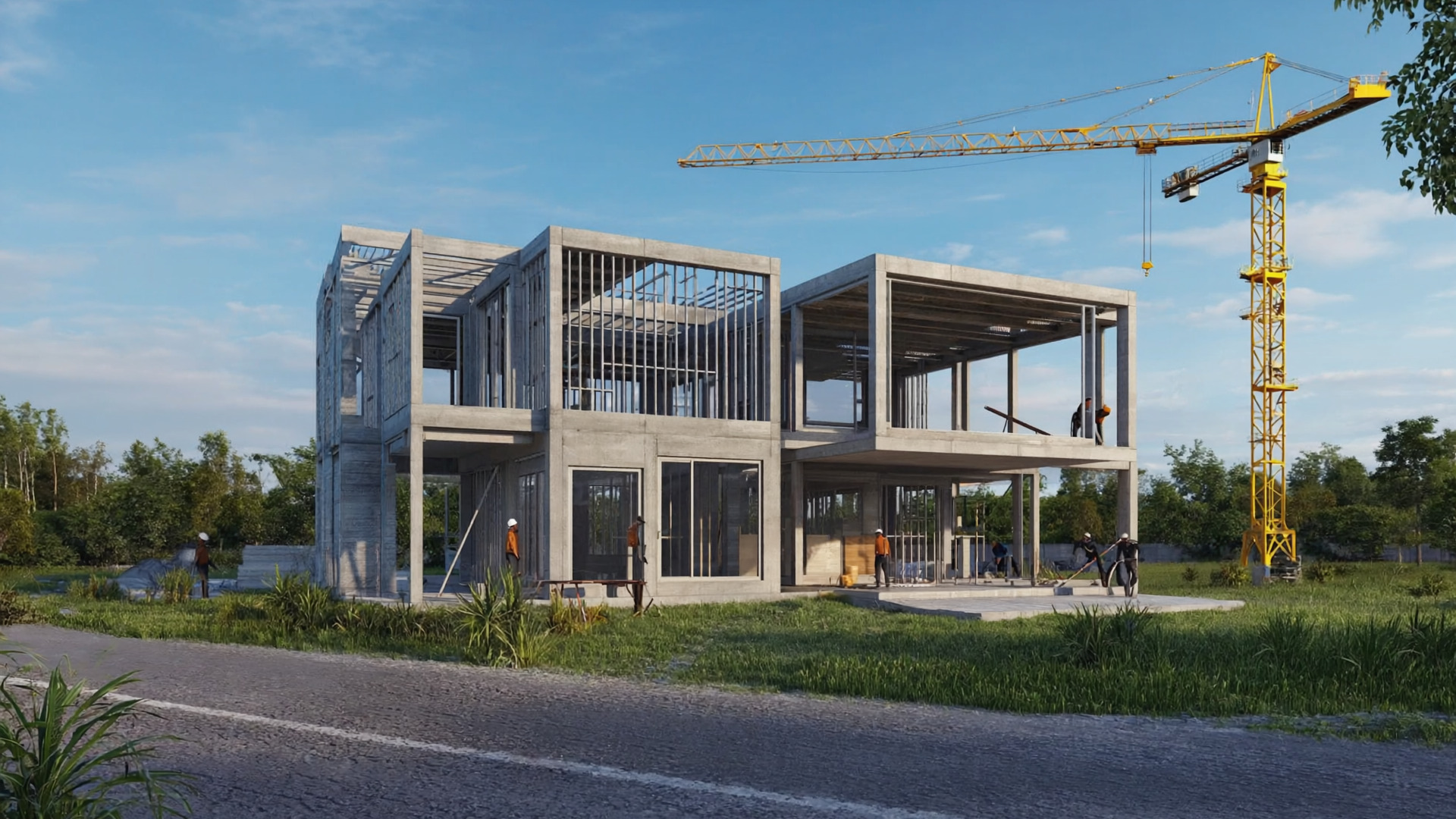 BTP Korhogo construction bâtiment CSAI agence immobilière premium Côte d'Ivoire